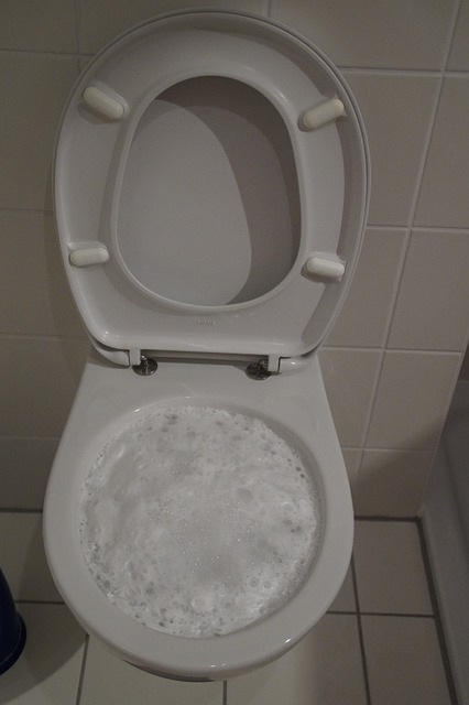 upchatá toaleta